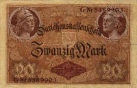 20 Markseddel fra 1914